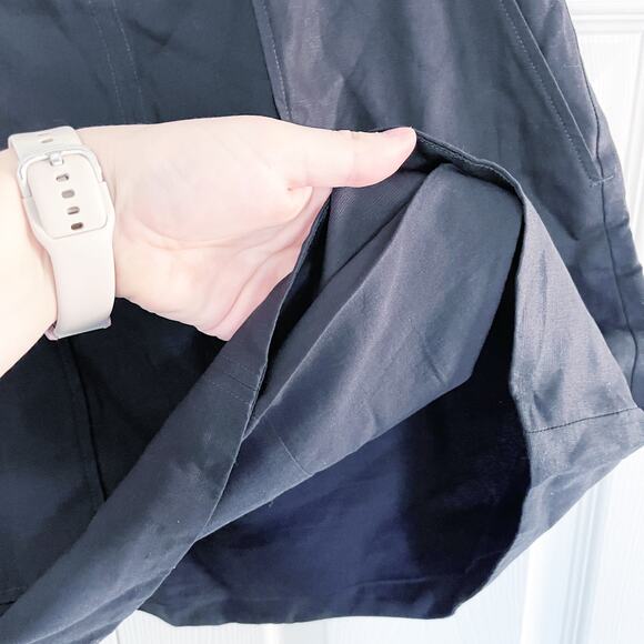 COS Black Belted A-Line Mini Skirt - Picture 8 of 9